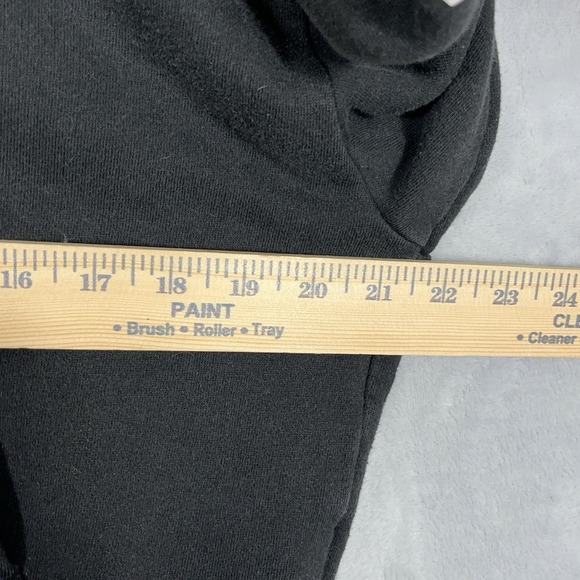 Vans Womans Funnier Times Full Zip Cropped Hoodie M Black Skater Grunge Street - Picture 2 of 7